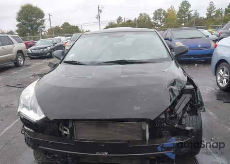 2013 Hyundai Veloster Base W/Gray from USA, damaged, VIN KMHTC6AD6DU146227